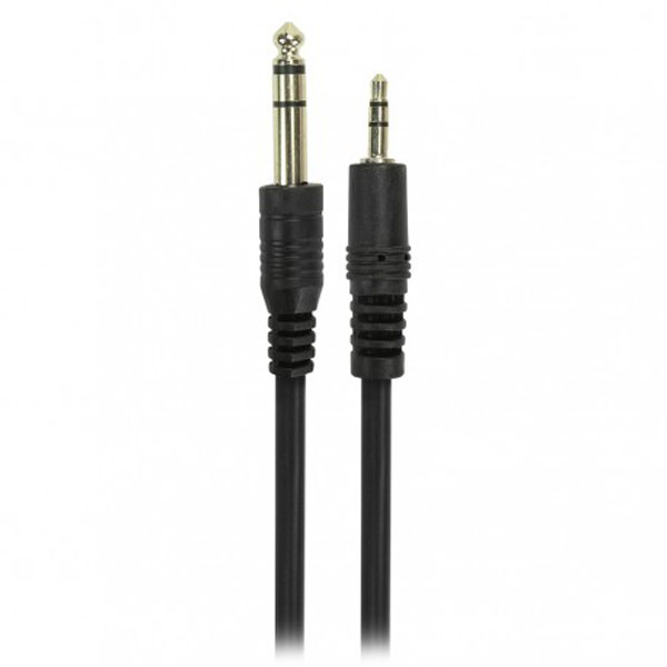 HY18.5008-3.5MM STEREO MALE TO 6.35MM STEREO MALE CABLE