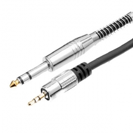 HY18.5009-3.5MM STEREO MALE TO 6.35MM STEREO  MALE CABLE