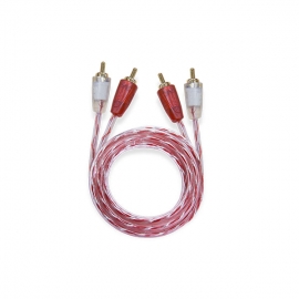 HY18.9015-2RCA-2RCA TRANSPARENT CABLE