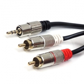 HY18.9023-2RCA-3.5MM STEREO CBALE