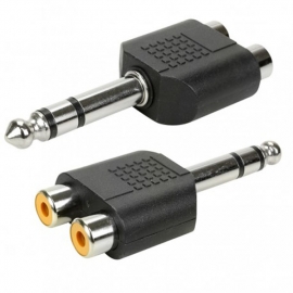 HY18.14003-6.35MM STEREO PLUG TO 2RCA JACK