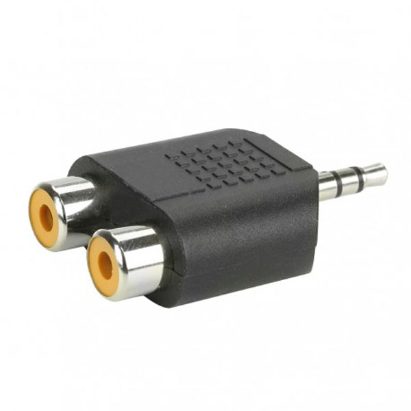 HY18.14018-3.5MM STEREO PLUG TO 2RCA