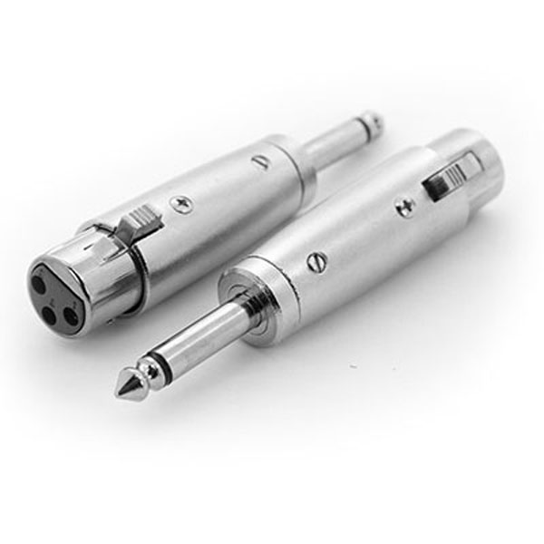 HY18.20038 XLR 3PIN FEMALE TO 6.35MM MONO PLUG