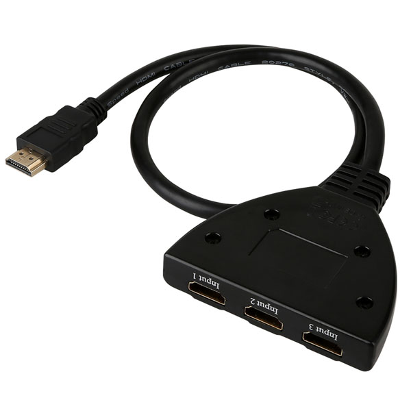 HY18.1006-HDMI SWITCH 3 TO 1 PIGTALL