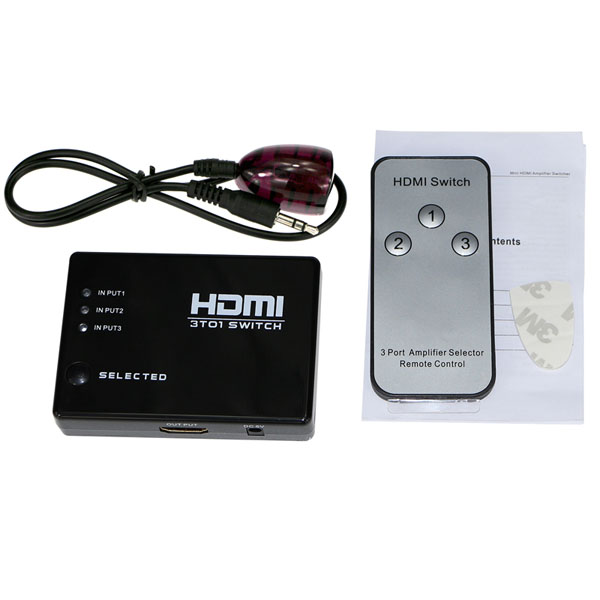 HY18.1007-HDMI SWITCH 3 TO 1