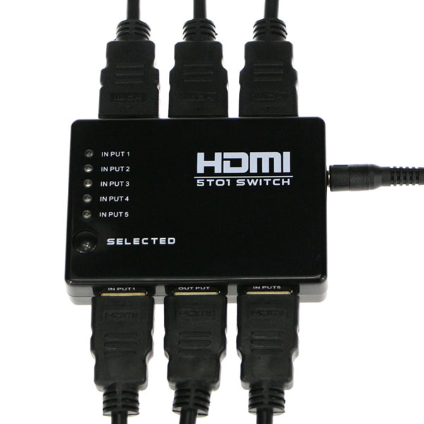 HY18.1008-HDMI SWITCH 5 TO 1