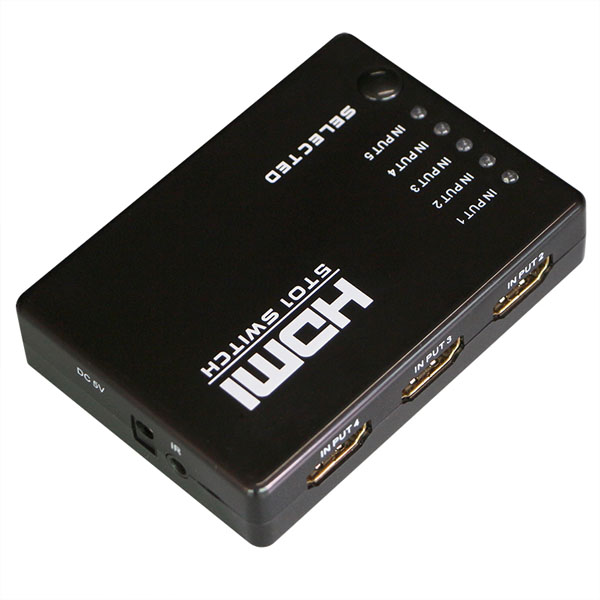 HY18.1008-HDMI SWITCH 5 TO 1