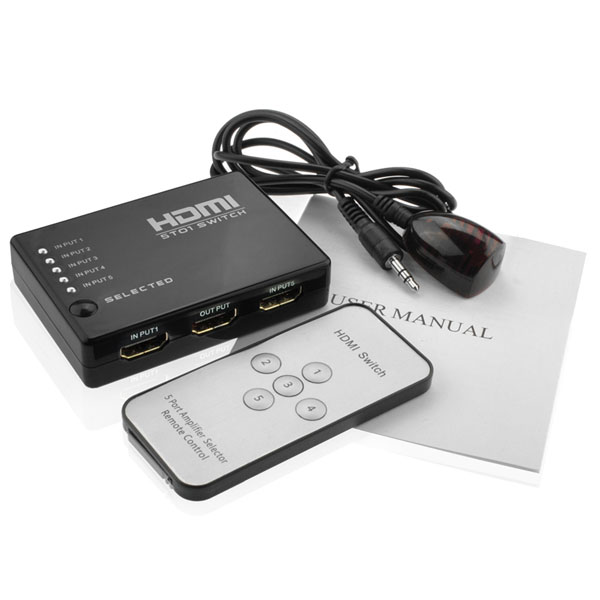 HY18.1008-HDMI SWITCH 5 TO 1